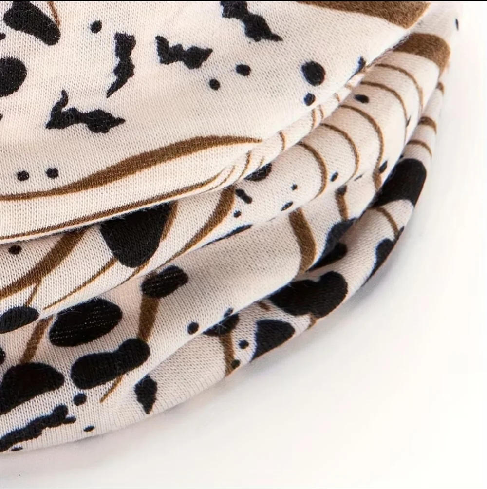 5pc Leopard Print Headband Set